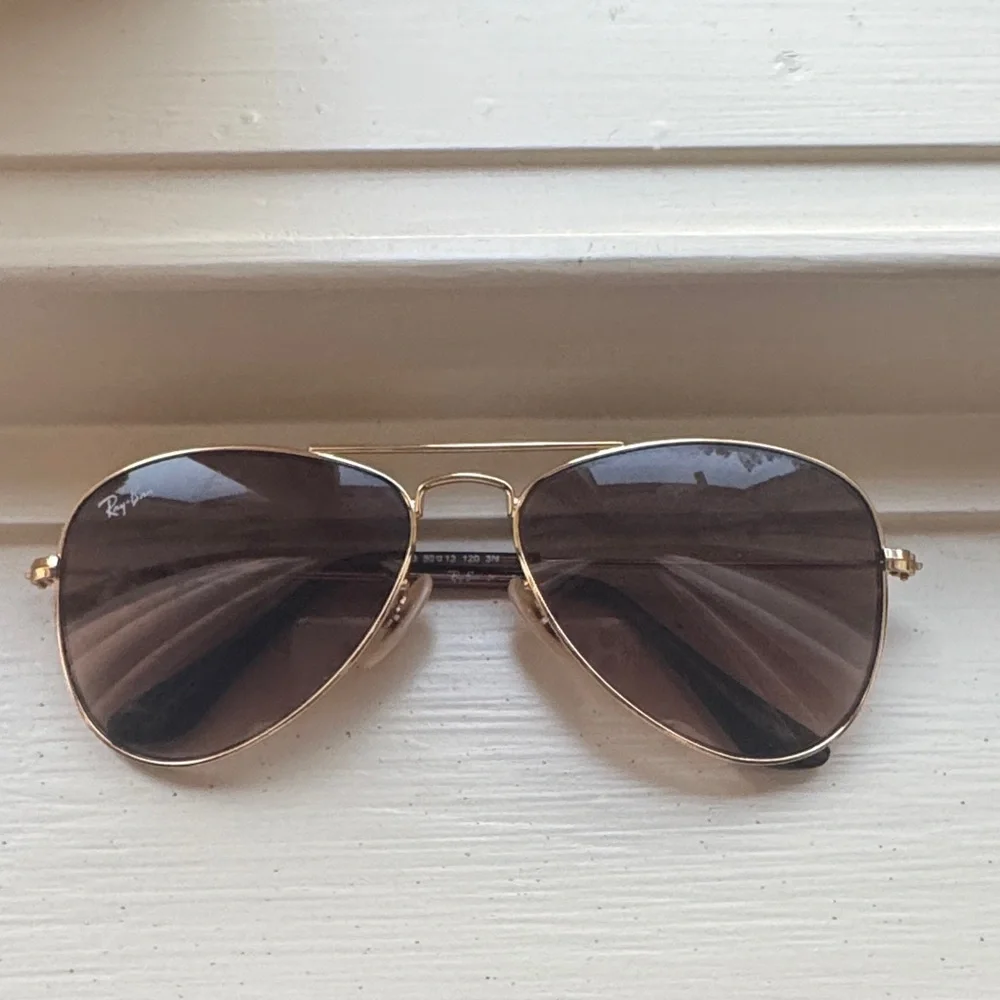 Ray-Ban Kids Gold Frame Brown Lens Aviator Sunglasses